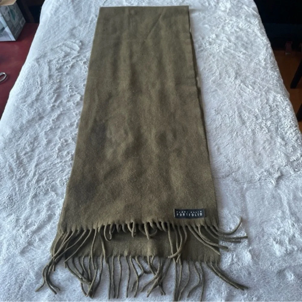 Perry Ellis Olive Green Men's Scarf